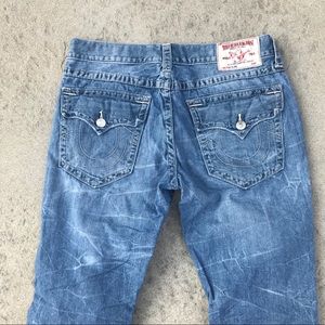 True Religion Men’s Slim Flap Denim Jean Size 36